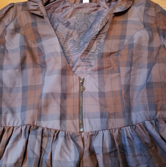 Outlander Laced Peplum Girls Jacket Plus Size Hot Topic Exclusive - Picture 6 of 13
